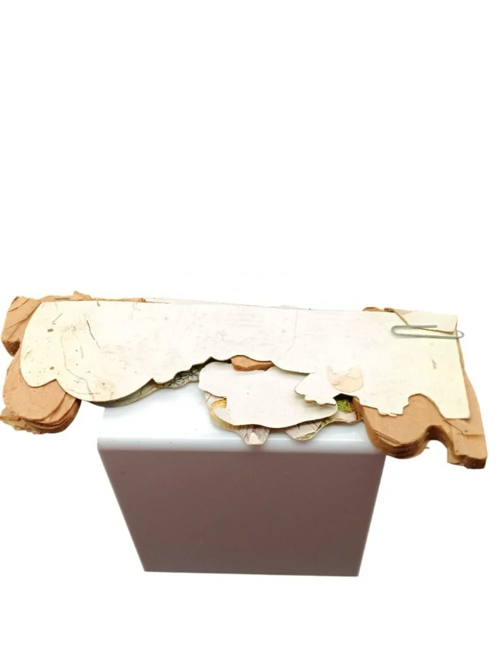 Large Vintage Honeycomb Valentine Card Decor Win You Angels Column